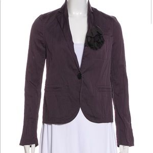 Lanvin Silk Blazer Flower 4